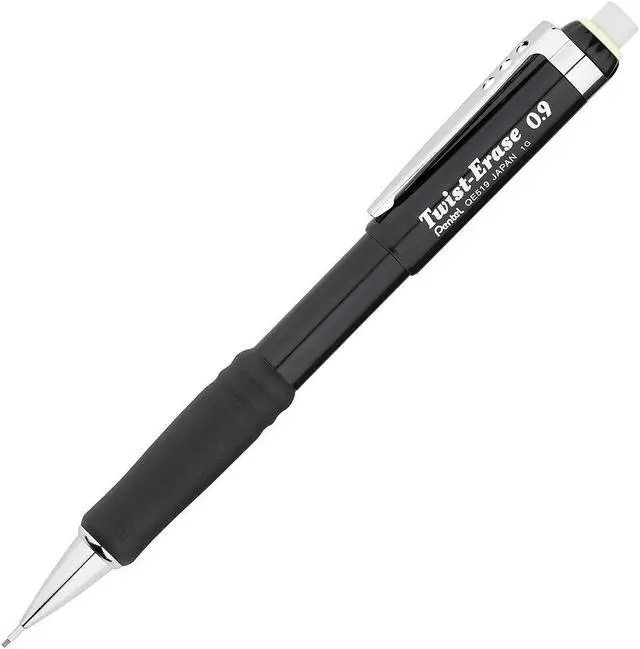 Alt view image 2 of 9 - Pentel Twist-Erase III Mechanical Pencil 0.9 mm Black Barrel QE519A