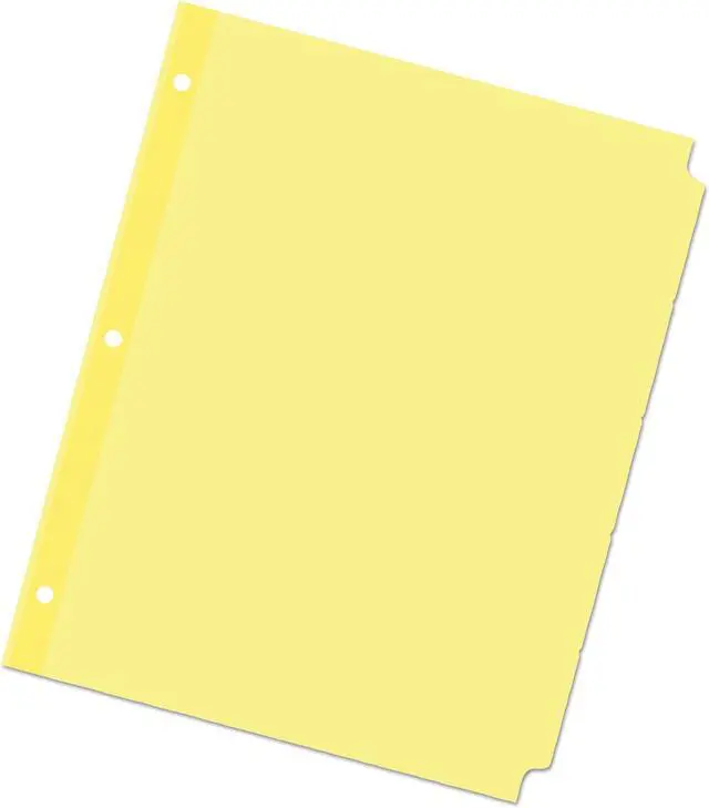 Alt view image 14 of 16 - Universal Self-Tab Index Dividers, 5-Tab, 11 X 8.5, Buff, 36 Sets 20836