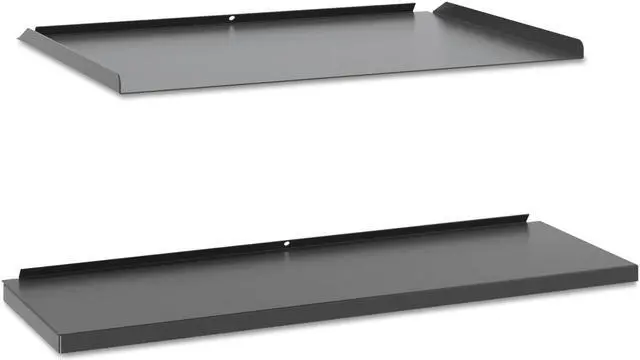 Alt view image 6 of 8 - Basyx Manage Series Shelf and Tray Kit Steel 17-1/2w x 9d x 1h Ash MGSHTRA1