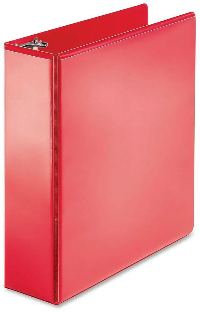 Alt view image 2 of 10 - Business Source D-Ring View Binder 1-1/2" Capacity 11x8-1/2" Black 28447