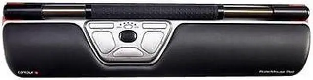 Alt view image 14 of 20 - Contour Design Contour RollerMouse RM-RED-WL Wireless Rollerbar Mouse Black