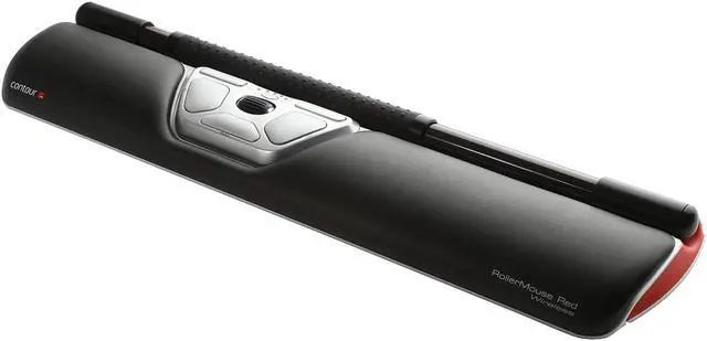 Alt view image 17 of 20 - Contour Design Contour RollerMouse RM-RED-WL Wireless Rollerbar Mouse Black
