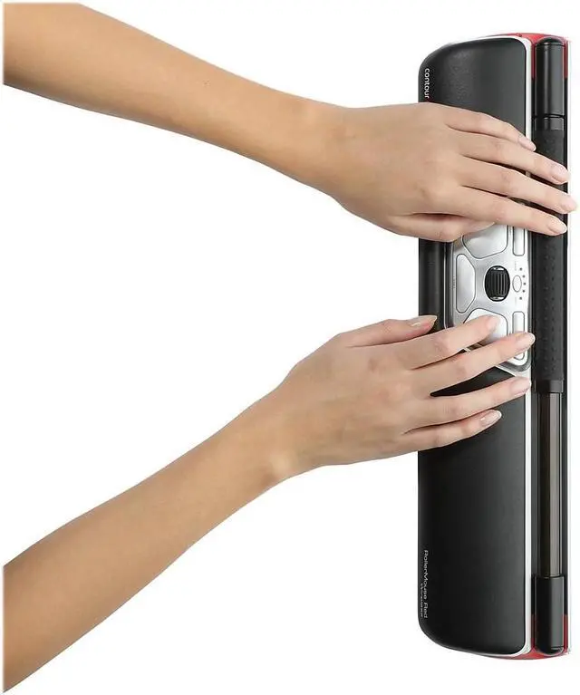 Alt view image 19 of 20 - Contour Design Contour RollerMouse RM-RED-WL Wireless Rollerbar Mouse Black