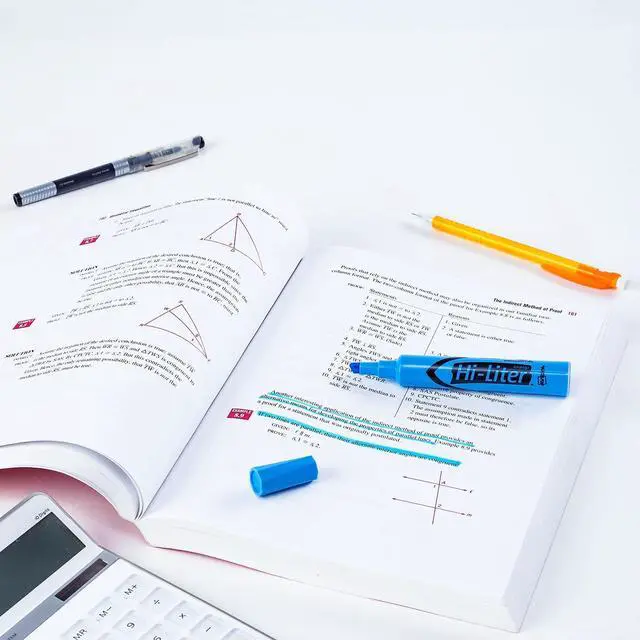 Alt view image 10 of 10 - Avery 07746 Desk Style Highlighter, Chisel Tip, Light Blue Ink, 1 Dozen