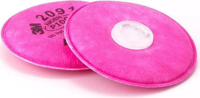 Alt view image 8 of 10 - 3M 07000 P100 Particulate 2091 Filter - 1 pair