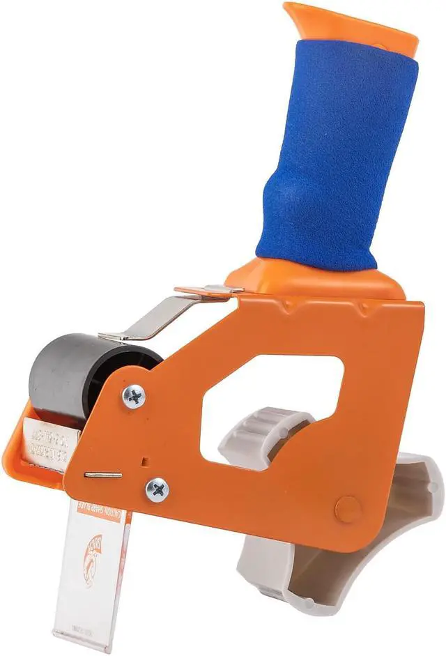 Alt view image 3 of 9 - Duck Bladesafe Antimicrobial Tape Gun w/Tape 3" Core Metal/Plastic Orange