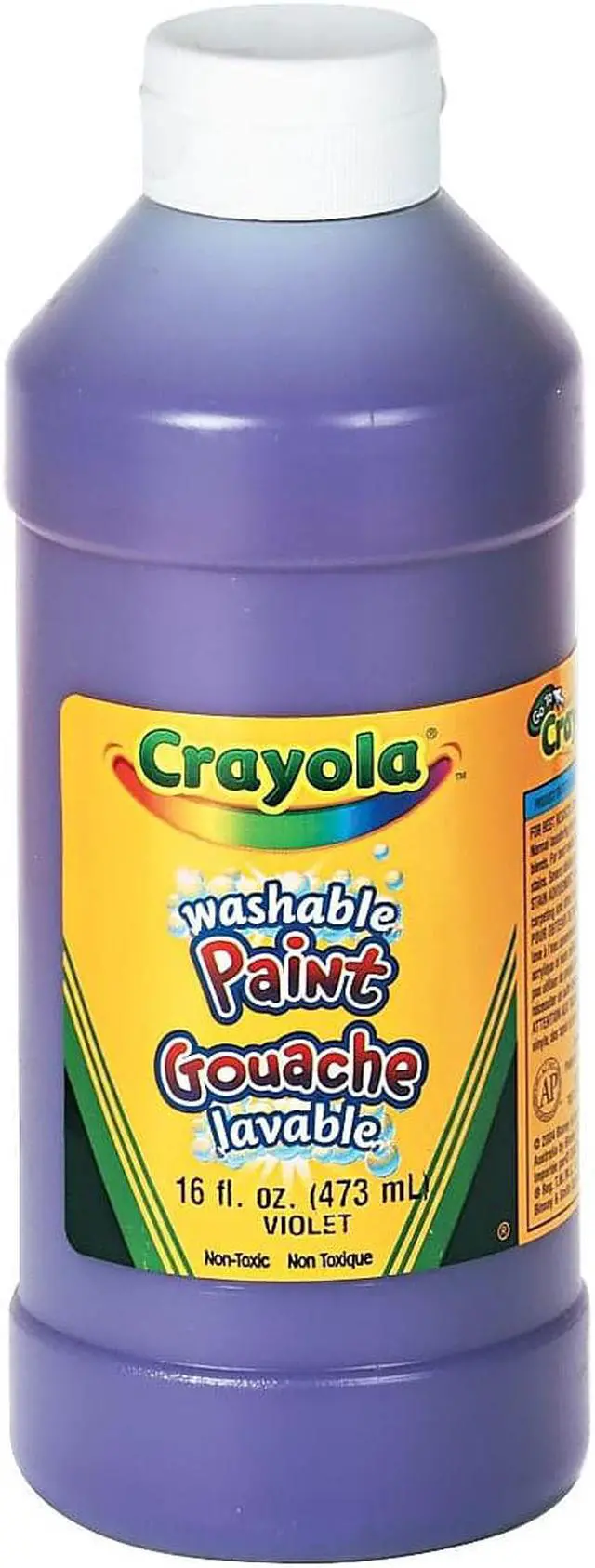 Alt view image 9 of 10 - Crayola. 542016040 Washable Paint  Violet  16 oz