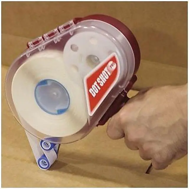 Alt view image 5 of 5 - Dot Shot Glue Dots Pro Glue Dots Medium Profile 1/2" Clear 2000/Roll GD115