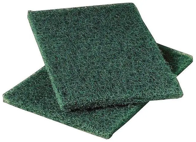 Alt view image 10 of 10 - Scotch-Brite MMM86 Heavy-Duty Scouring Pad - 6" x 9" - Green - Dozen