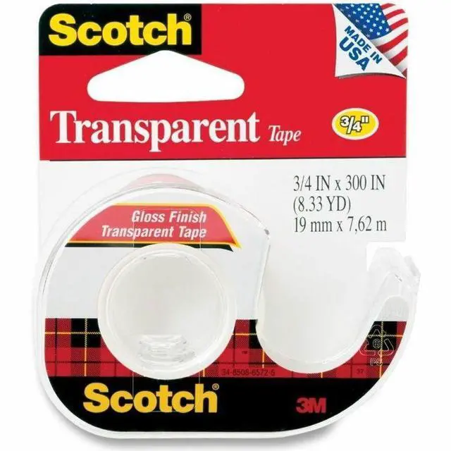 Alt view image 3 of 6 - Scotch Gloss Finish Transparent Tape
