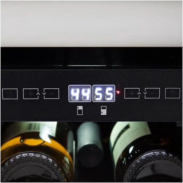 Alt view image 20 of 20 - Whynter BWR-171DS Elite 17 Bottle Seamless Stainless Steel Door Dual Zone Built-in Wine Refrigerator