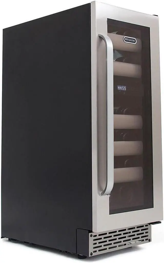 Alt view image 19 of 20 - Whynter BWR-171DS Elite 17 Bottle Seamless Stainless Steel Door Dual Zone Built-in Wine Refrigerator
