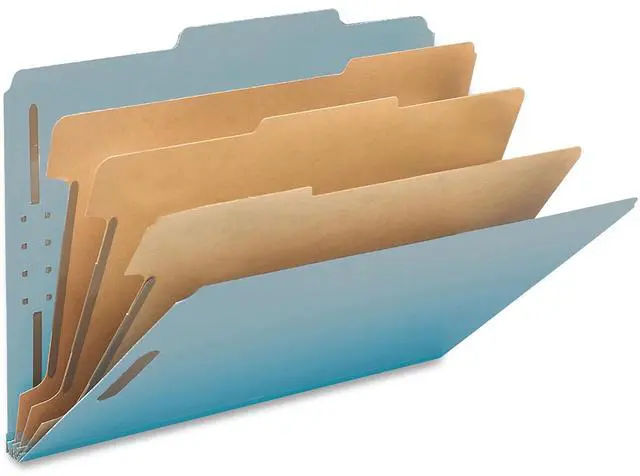 Alt view image 10 of 11 - Smead Classification Folder 3 Div 20 Pt Stk 3" Exp 10/BX Legal BE 19090
