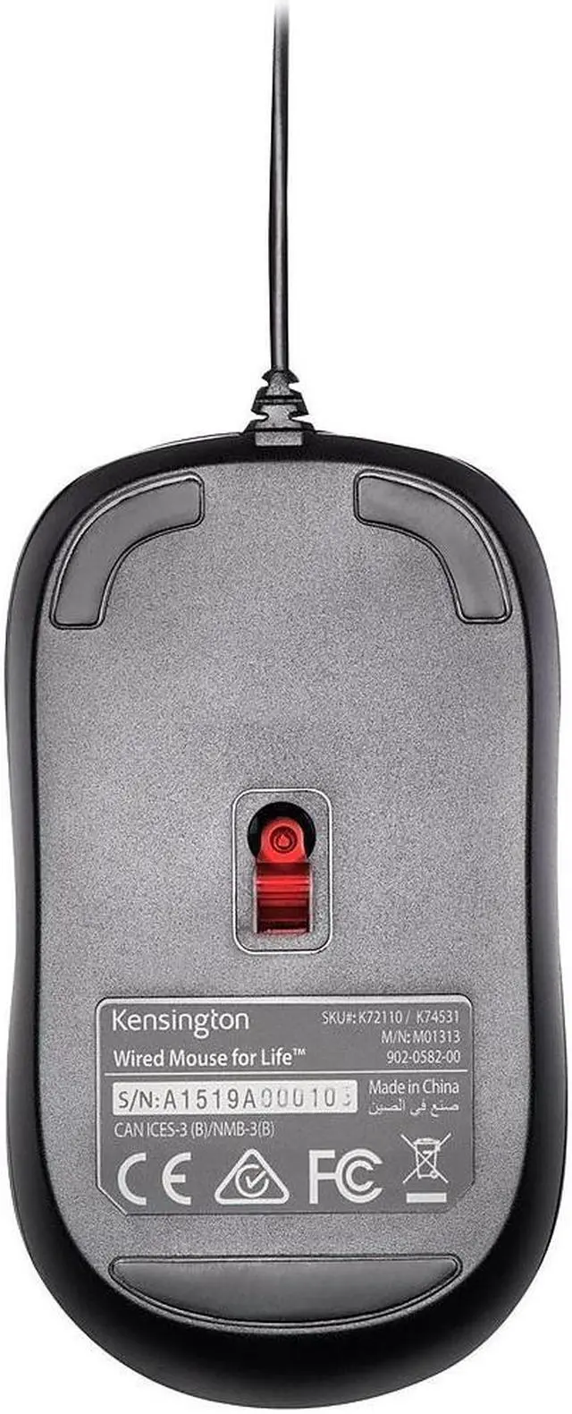 Alt view image 16 of 20 - Kensington k72110us Black 1 x Wheel USB Wired Optical Mouse