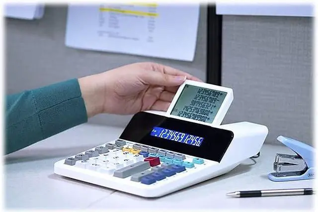 Alt view image 10 of 11 - Sharp EL-1901 Paperless Printing Calculator with Check and Correct 12-Digit LCD
