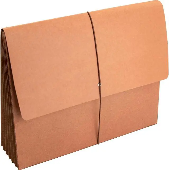 Alt view image 5 of 5 - Sparco Accordion Wallets Letter 5-1/4" Exp 12-3/8"x10" Brown 26575