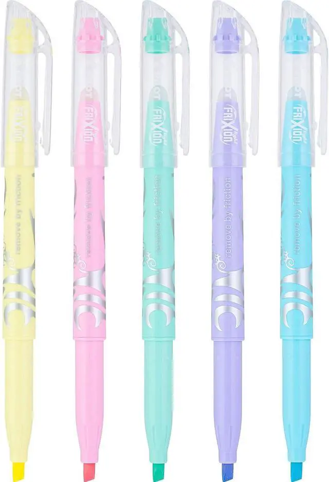 Alt view image 6 of 8 - Pilot FriXion Light Pastel Collection Erasable Highlighters Assorted 5/Pack 46543