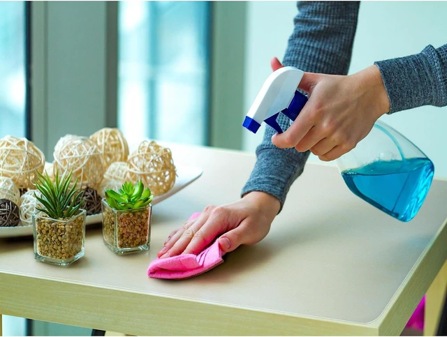 Alt view image 4 of 9 - Cleartex Floortex Hometex 12" x 18" Vinyl Place Mats Fresh Mist 4/Pack (FPHMPM3046EV4)