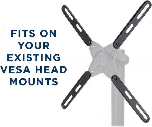 Alt view image 9 of 13 - Mount-It! VESA Mount Adapter Kit | Convert 200x200mm VESA to 400x200 and 400x400mm | 4 Piece Set