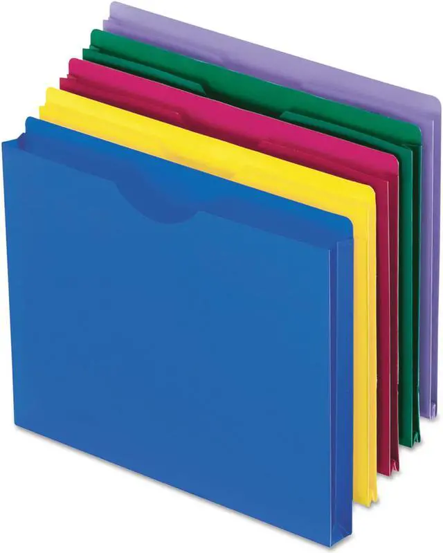 Alt view image 4 of 20 - Pendaflex File,Poly Jkt 1" Ltr,Ast 50990