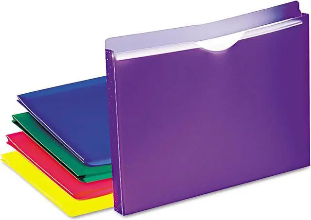 Alt view image 20 of 20 - Pendaflex File,Poly Jkt 1" Ltr,Ast 50990