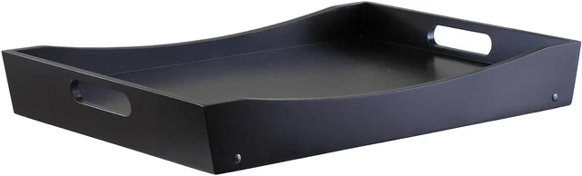Alt view image 9 of 11 - Winsome 92022 Benito Bed Tray with Curved Top Foldable Legs- Espresso