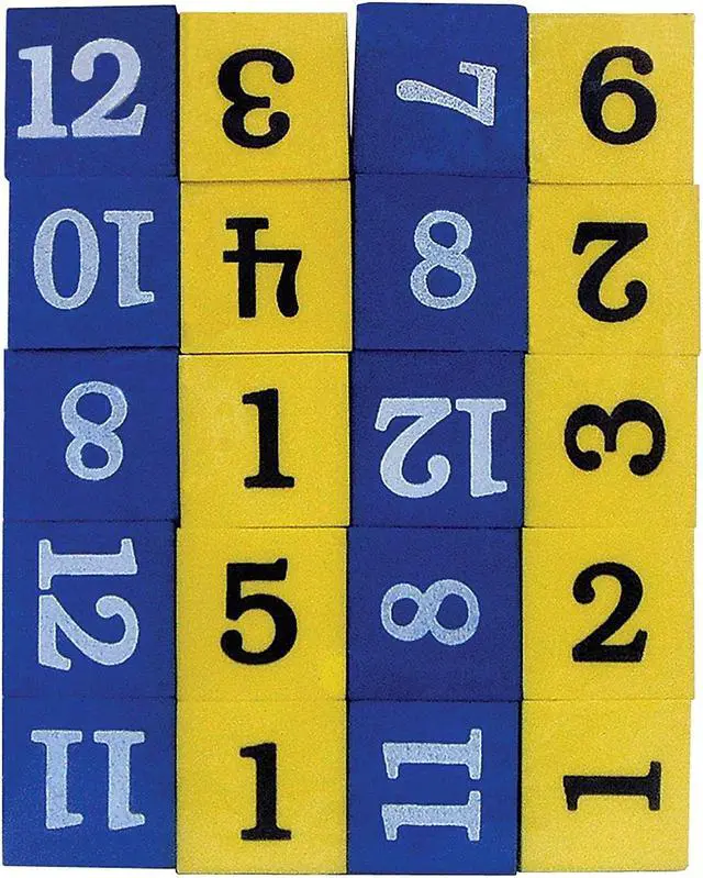 Alt view image 2 of 3 - Teacher Created Resources Foam Numbered Dice (Numerals 1-12) 20 Per Pack 3 Packs (TCR20609-3)