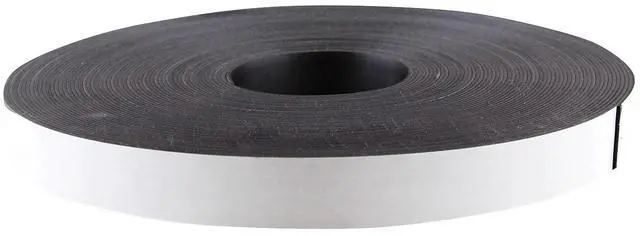 Alt view image 2 of 7 - Baumgartens Adhesive Magnetic Tape, Flexible, 1"x100' Roll, Black 66100