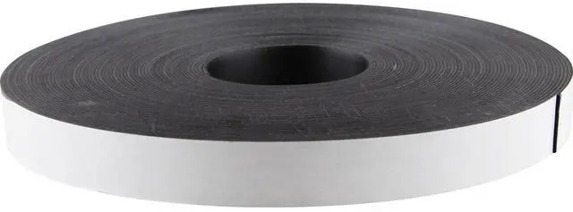 Main image of Baumgartens Adhesive Magnetic Tape, Flexible, 1"x100' Roll, Black 66100