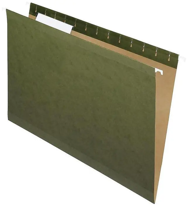 Alt view image 11 of 12 - Pendaflex X-Ray Hanging File Folders 1/3 Tab Legal Standard Green 25/Box 415313