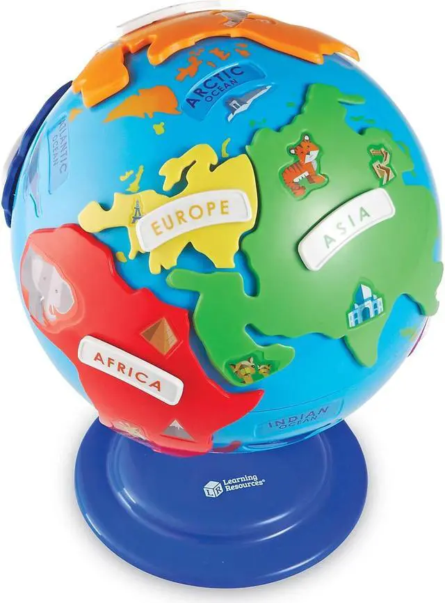 Alt view image 8 of 12 - LEARNING RESOURCES PUZZLE GLOBE