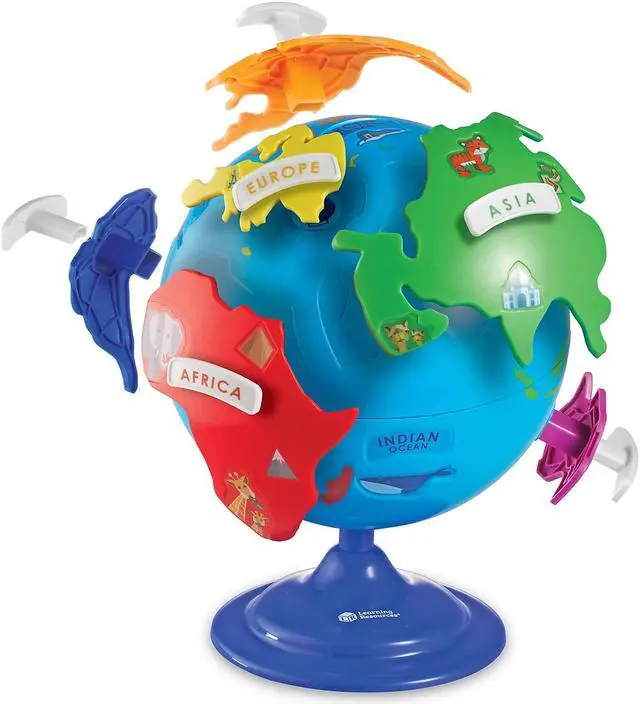Alt view image 9 of 12 - LEARNING RESOURCES PUZZLE GLOBE