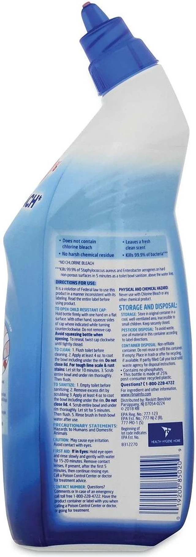 Alt view image 11 of 13 - LYSOL Brand Toilet Bowl Cleaner with Hydrogen Peroxide Cool Spring Breeze 24 oz