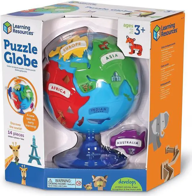 Alt view image 12 of 12 - LEARNING RESOURCES PUZZLE GLOBE