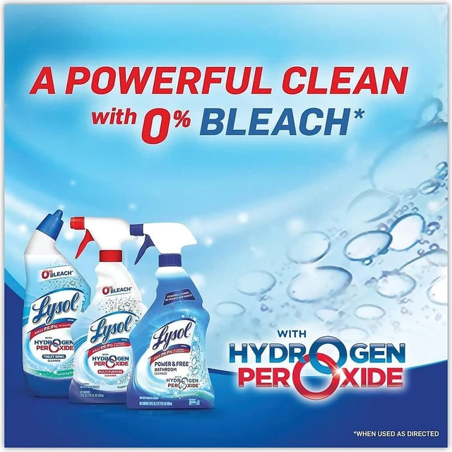 Alt view image 13 of 13 - LYSOL Brand Toilet Bowl Cleaner with Hydrogen Peroxide Cool Spring Breeze 24 oz