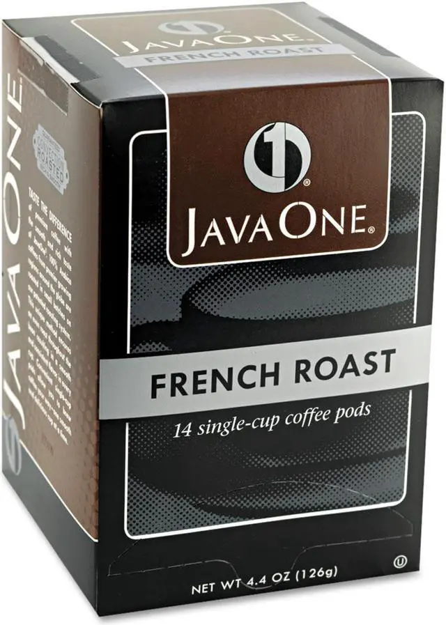 Alt view image 8 of 8 - Java One Single Cup French Roast Ground Coffee Regular .3 oz. 14 Pods JTC30806