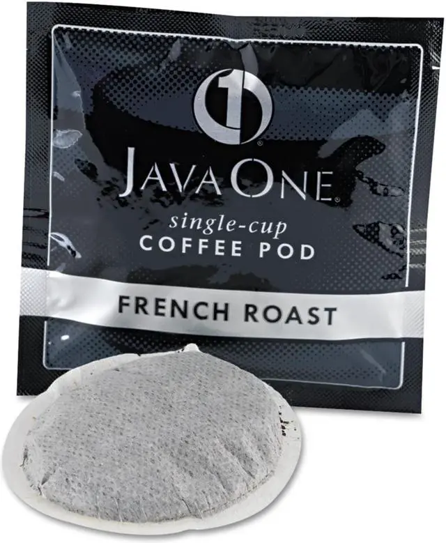 Alt view image 2 of 8 - Java One Single Cup French Roast Ground Coffee Regular .3 oz. 14 Pods JTC30806