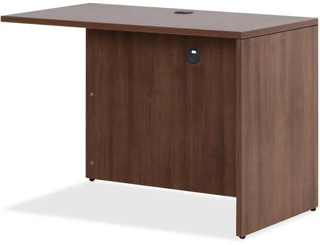 Alt view image 4 of 4 - Lorell Return 48"x24"x29-1/2" Walnut 69979
