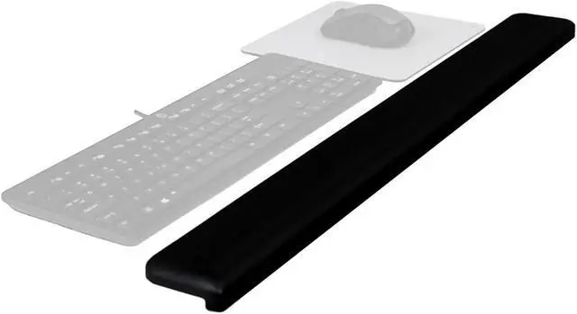 Alt view image 13 of 20 - 3M Gel Wrist Rest for Standing Desks, 30.13 x 3.25 x 1, Black - OEM