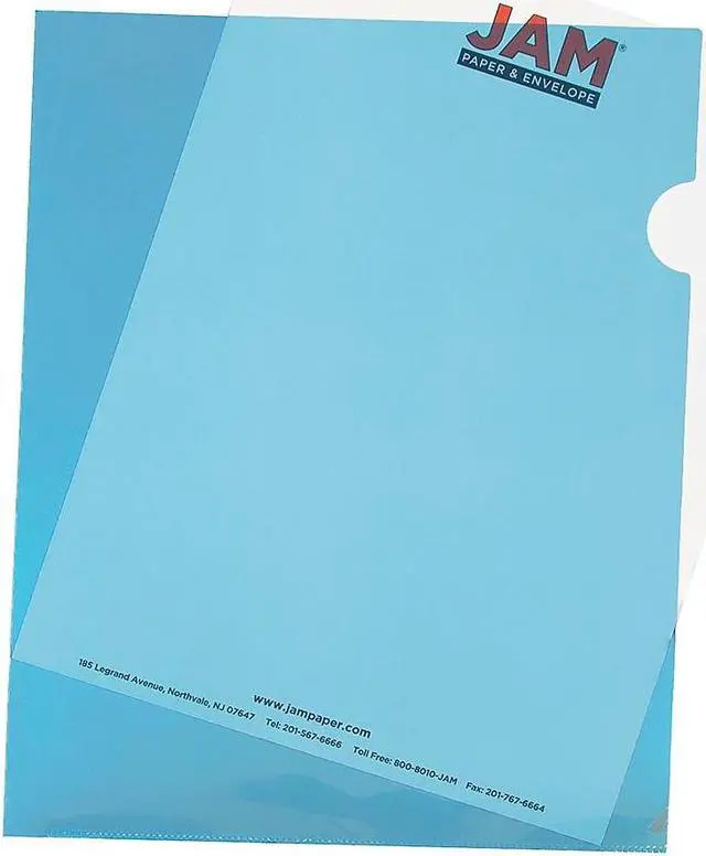 Alt view image 2 of 3 - 9 x 11 1/2 Blue Plastic Sleeve - 120 per pack