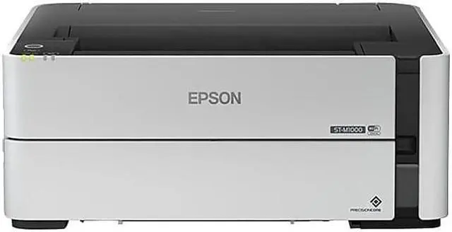 Alt view image 3 of 3 - Epson - C11CG94201 - Epson WorkForce ST-M1000 Inkjet Printer - Monochrome - 1200 x 2400 dpi Print - Automatic Duplex Print - 251 Sheets Input - Gigabit Ethernet - Wireless LAN - Wi-Fi Direct, Apple