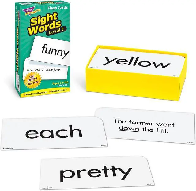 Alt view image 17 of 19 - Trend Skill Drill Flash Cards, 3 X 6, Sight Words Set 1 T53017