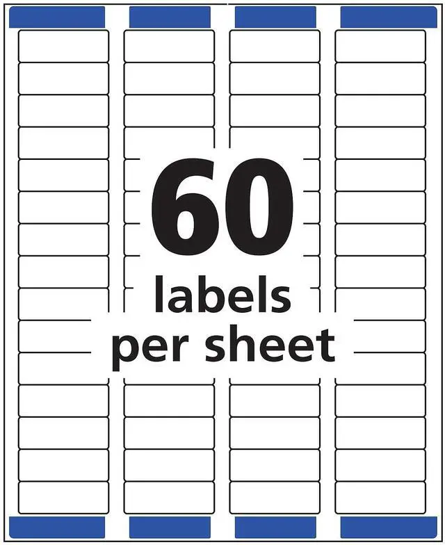 Alt view image 6 of 9 - Avery 6520 Easy Peel Address Labels, 2/3" x 1-3/4", Glossy, Clear - 600 Labels