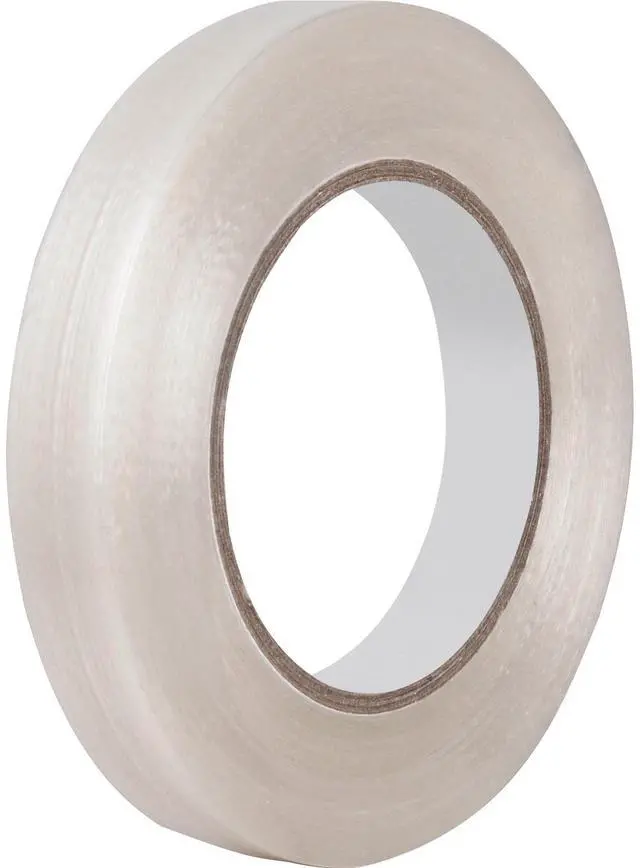Alt view image 2 of 2 - Business Source Filament Tape - 0.75" Width x 60 yd Length - 3" Core - Fiberglass Filament - 1 / Roll - White BSN64004