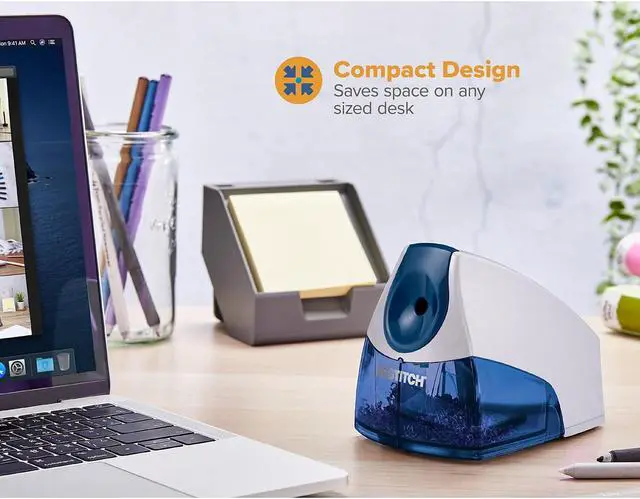 Alt view image 16 of 18 - Bostitch Personal Electric Pencil Sharpener Blue EPS4BLUE