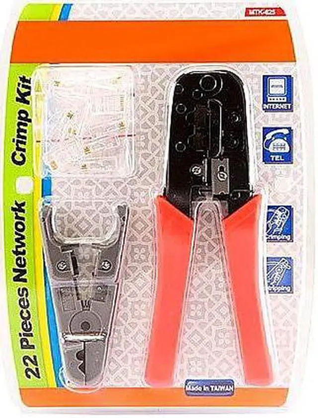 Alt view image 9 of 9 - Monoprice RJ-45/RJ-11 Modular Crimping Tool