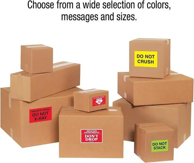 Alt view image 3 of 5 - Tape Logic Labels "Do Not Drop" 2" x 3" Red/White 500/Roll DL1313