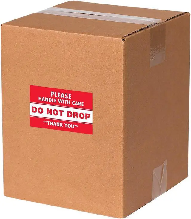 Alt view image 2 of 5 - Tape Logic Labels "Do Not Drop" 2" x 3" Red/White 500/Roll DL1313