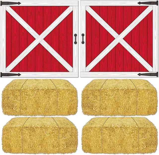 Alt view image 2 of 6 - Barn Loft Door and Hay Bale Props Add-Ons