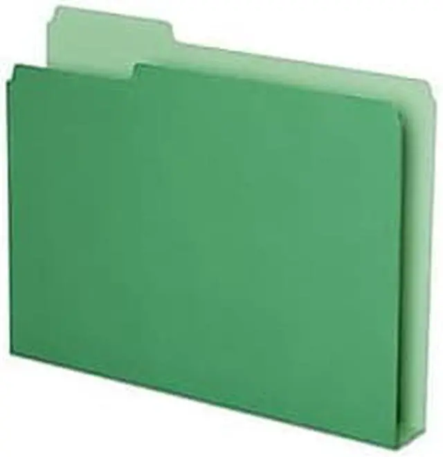 Alt view image 8 of 8 - Pendaflex Double Stuff File Folders 1/3 Cut Letter Green 50/Pack 54457